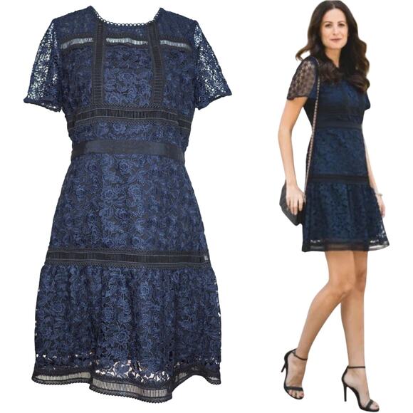 Ann Taylor Dress Lace - Picture 1 of 16